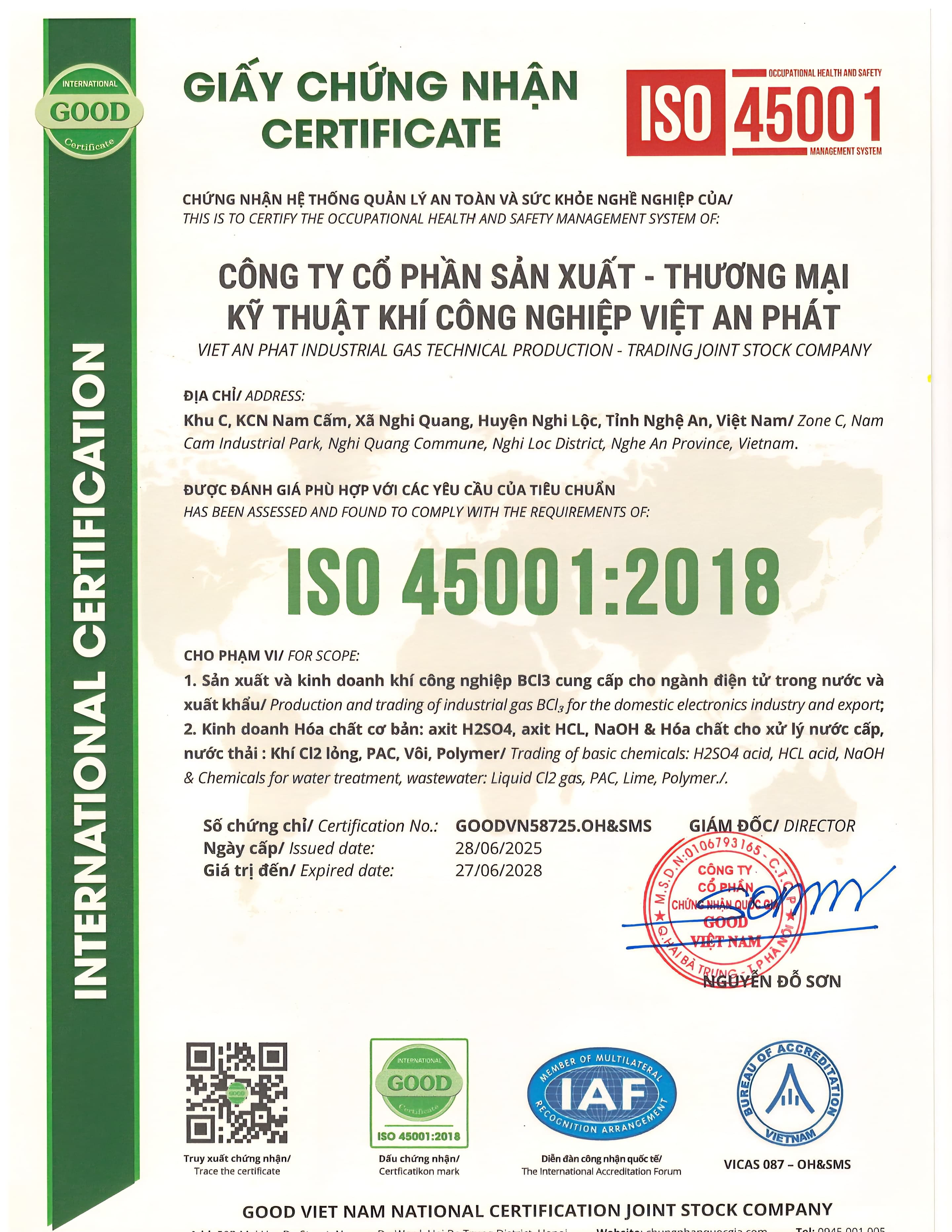 ISO 45001:2018